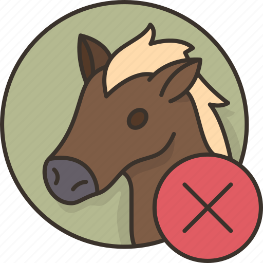Equinophobia, horses, ponies, fear, health icon - Download on Iconfinder