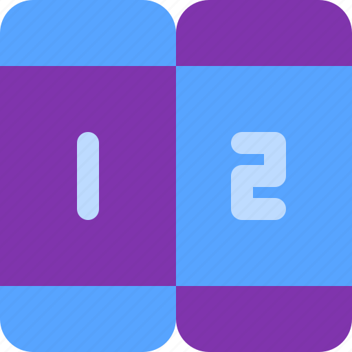Display, folding, phone, tech, two icon - Download on Iconfinder