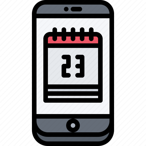 Calendar, interface, phone, reminder, smartphone, ui, watch icon - Download on Iconfinder