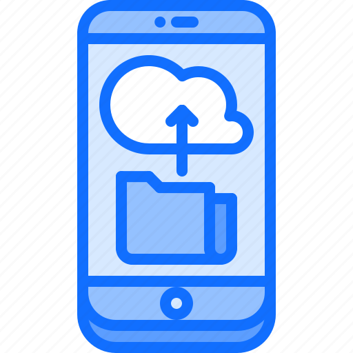 Cloud, data, interface, phone, smartphone, storage, ui icon - Download on Iconfinder