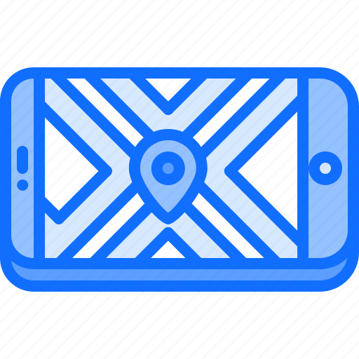 Location, map, phone, pin, smartphone, ui, watch icon - Download on Iconfinder