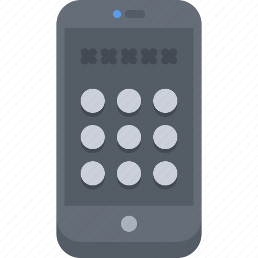 Button, interface, login, password, phone, smartphone, ui icon - Download on Iconfinder