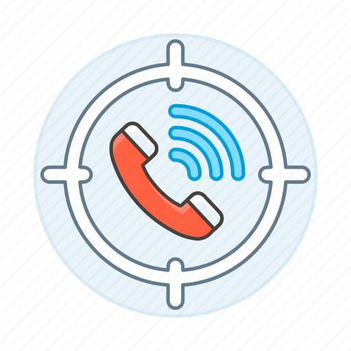 Actions, aim, call, id, identifier, phone, signal icon - Download on Iconfinder