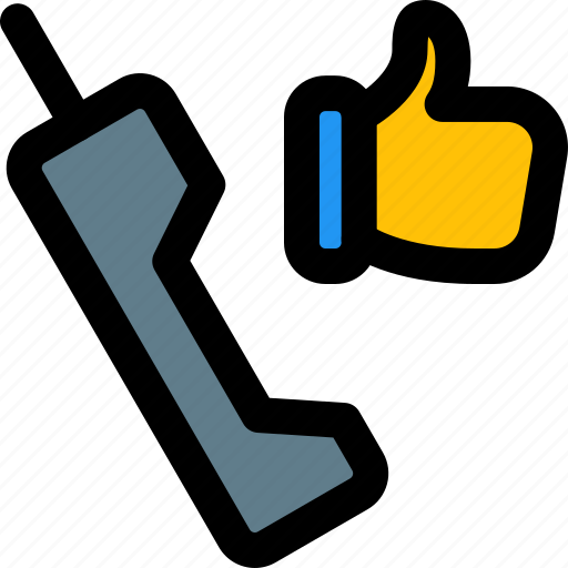 Old, phone, thumbs, up, action icon - Download on Iconfinder
