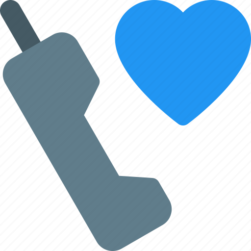 Old, phone, heart, action icon - Download on Iconfinder