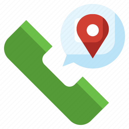 Location, phone, call, communications, pin icon - Download on Iconfinder