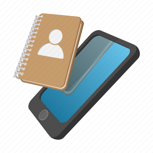 Cartoon, empty, note, notebook, paper, phone, smartphone icon - Download on Iconfinder