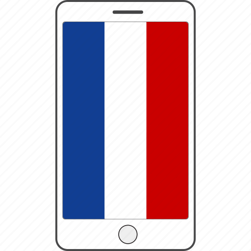 Country, flag, france, national, phone icon - Download on Iconfinder
