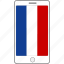 country, flag, france, national, phone 