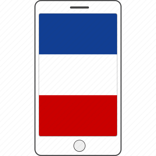Country, flag, france, national, phone icon - Download on Iconfinder