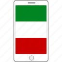 country, flag, italy, national, phone