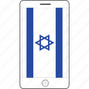 country, flag, israel, national, phone