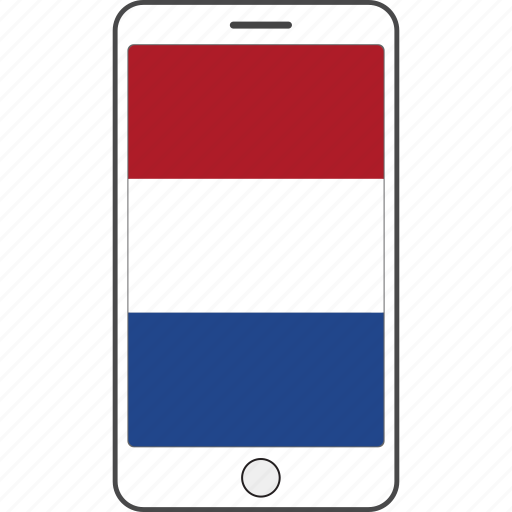 Country, flag, national, netherlands, phone icon - Download on Iconfinder