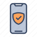 mobile, shield, secure, safe, phone