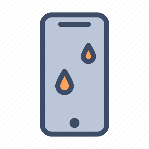 Phone, water, drop, problem, repair icon - Download on Iconfinder