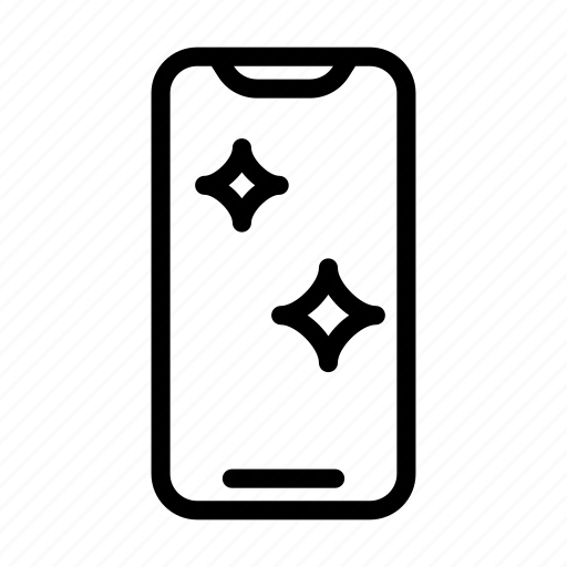 Phone, shine, clean, new, repair icon - Download on Iconfinder