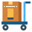 cart, phone, shipping, shop, trolley 