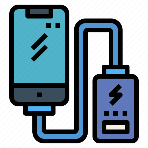 Bank, charger, energy, phone, power, shop icon - Download on Iconfinder