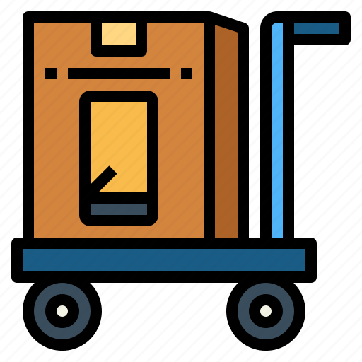 Cart, phone, shipping, shop, trolley icon - Download on Iconfinder