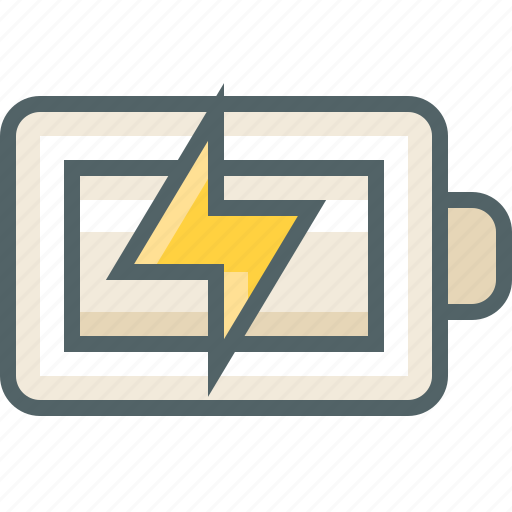 Battery, charging, electric, phone, power, smart, status icon - Download on Iconfinder