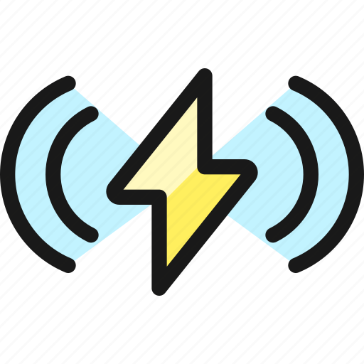 Charging, flash, wave icon - Download on Iconfinder