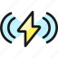 charging, flash, wave 