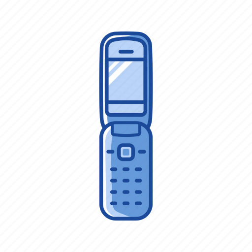 Call, flip phone, cellphone, phone icon - Download on Iconfinder