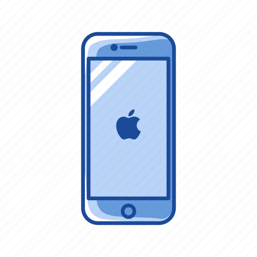 Apple, smartphone, apple phone, cell phone icon - Download on Iconfinder