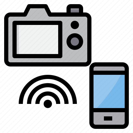Camera, media, movie, photo, remote, video, wifi icon - Download on Iconfinder