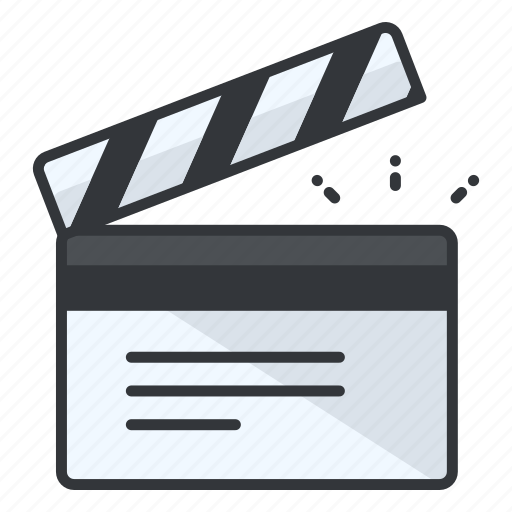 Board, entertainment, filming, media, movie, video icon - Download on Iconfinder