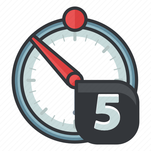 Clock, five, photo, time, timer, ui, video icon - Download on Iconfinder