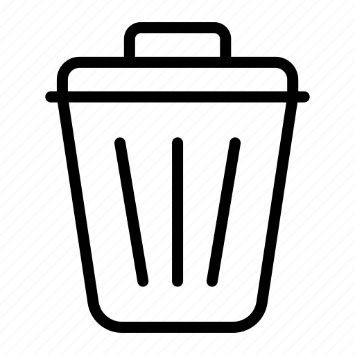 Trash, uninstall, rubbish, garbage, bin, can, button icon - Download on Iconfinder