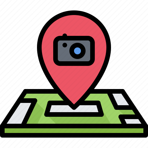 Location, map, photo, photographer, pin, shooting, studio icon - Download on Iconfinder