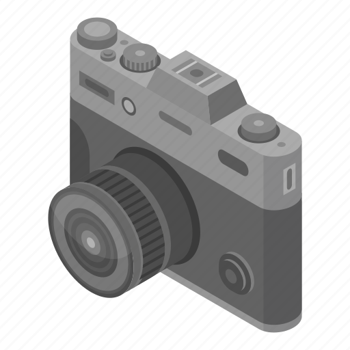 Camera, cartoon, isometric, photography, retro, technology, vintage icon - Download on Iconfinder