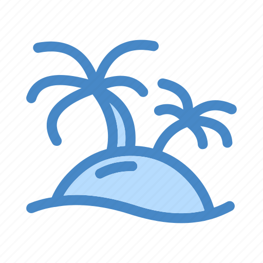 Beach, coconut tree, island, palm, summer icon - Download on Iconfinder
