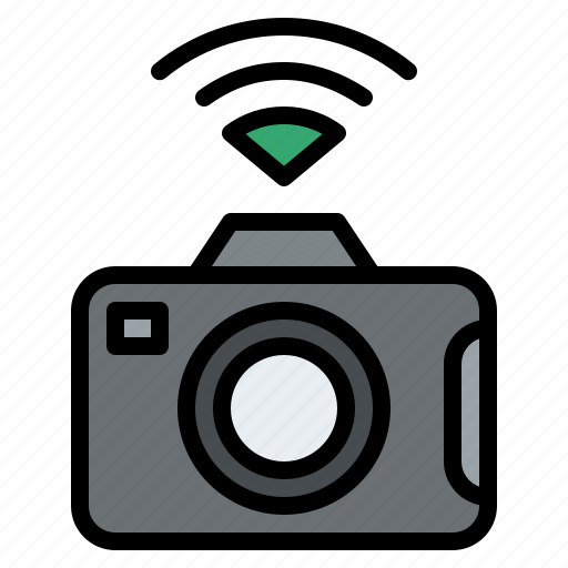 Camera, photograph, photography, wifi icon - Download on Iconfinder