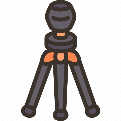 Tripod, camera, stabilize, photography, portable icon - Download on Iconfinder