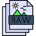raw, image, file, format, extension, document, archive