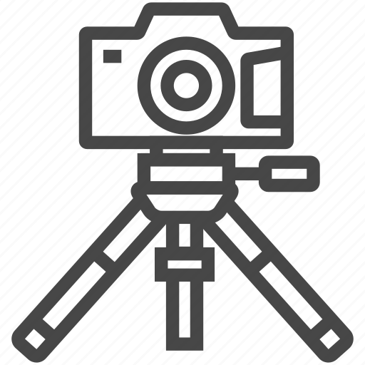 Camera, equipment, photo, photographer, photography, tripod icon - Download on Iconfinder