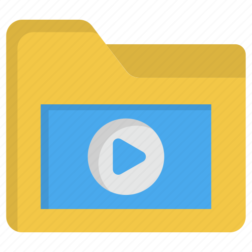 File, film, folder, movie, video icon - Download on Iconfinder