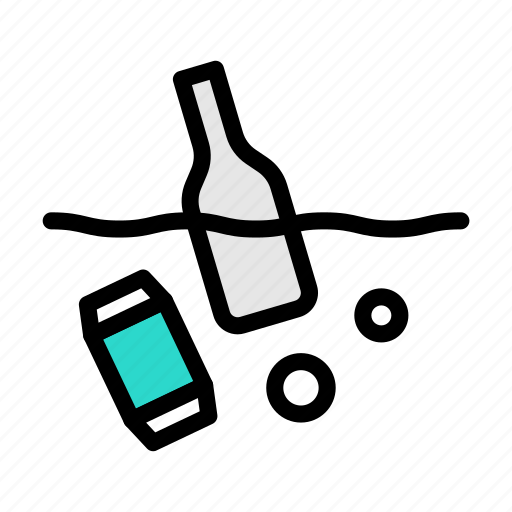 Plastic, bottle, glass, wastage, garbage icon - Download on Iconfinder