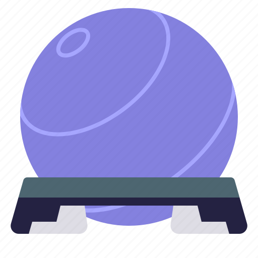 Aerobics, fitball, fitness, step icon - Download on Iconfinder