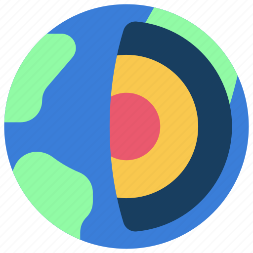 Geophysics, world, globe, earths, core icon - Download on Iconfinder