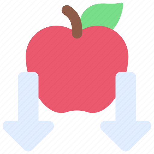 Gravity, apple, downward, force, gravitational icon - Download on Iconfinder