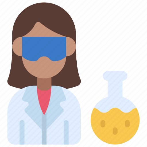 Scientist, woman, person, avatar, job icon - Download on Iconfinder