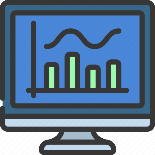 Bar, chart, computer, data, information, charts icon - Download on Iconfinder