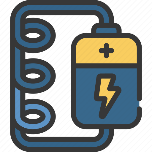 Battery, winding, circuit, power, powered icon - Download on Iconfinder