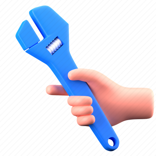 Wrench, repair, screwdriver, spanner, settings, construction, architecture 3D illustration - Download on Iconfinder