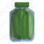 pickled, jar, vegetable 