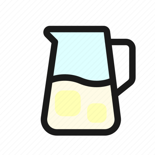 Lemonade, jug, drink, beverage, lemon, juice, water icon - Download on Iconfinder